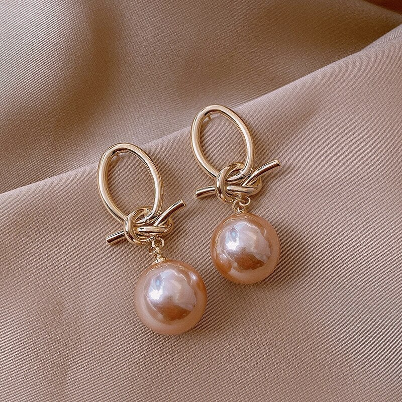 Pendientes de Aro con Perlas en Oro