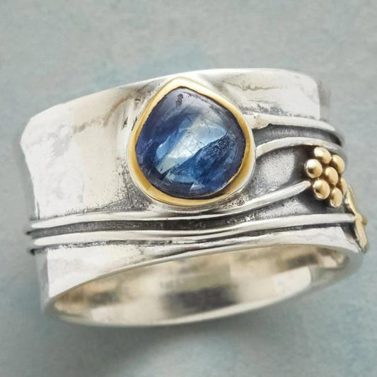 Anillo de Meditación de Gemas Bohemio