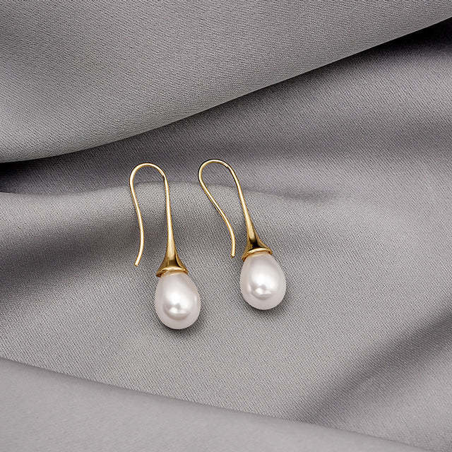 Pendientes de perla tipo gota