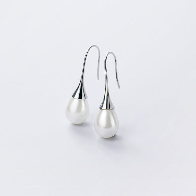 Pendientes de perla tipo gota