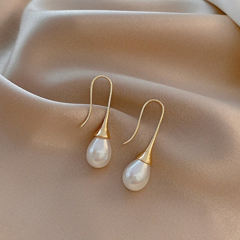 Pendientes de perla tipo gota
