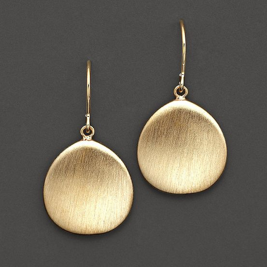 Pendientes de Plato Dorado Vintage